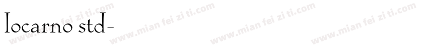 locarno std字体转换